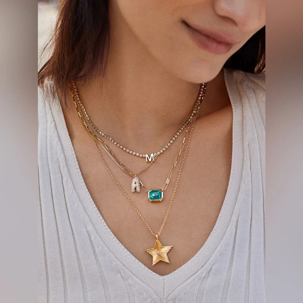 Baublebar High Frequency Pendant Star Necklace